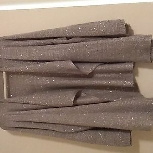 Sequined gray sweater